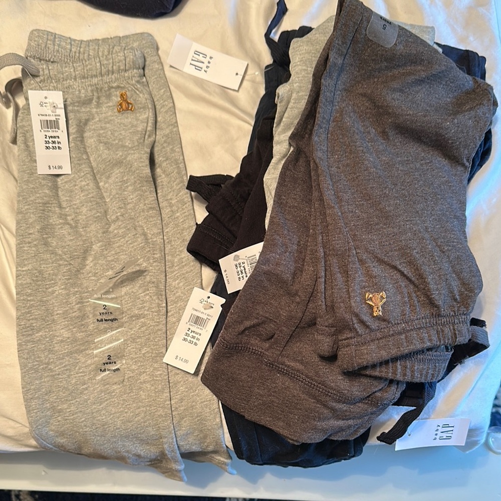 GAP Sweatpants Gray and Brown for Relaxed Style